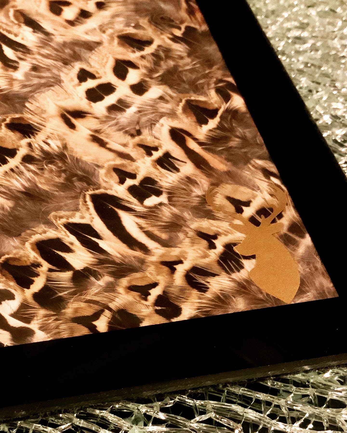 Hen Pheasant Glass Placemat