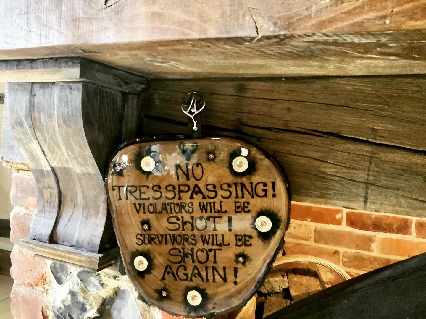 Field Sport Plaque “No Trespassing”