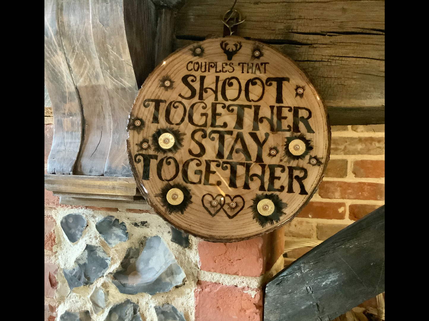 Field Sport Plaque Couples That Shoot Together Stay Together