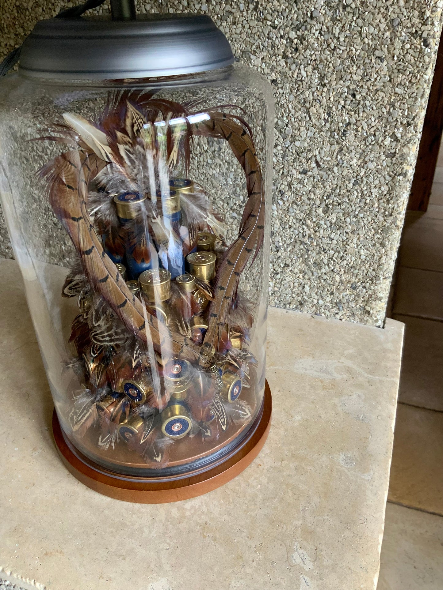 Cartridge Heart Pheasant Tail Lamp