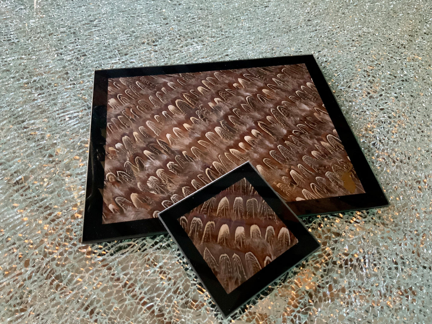 Cock Pheasant Glass Placemat