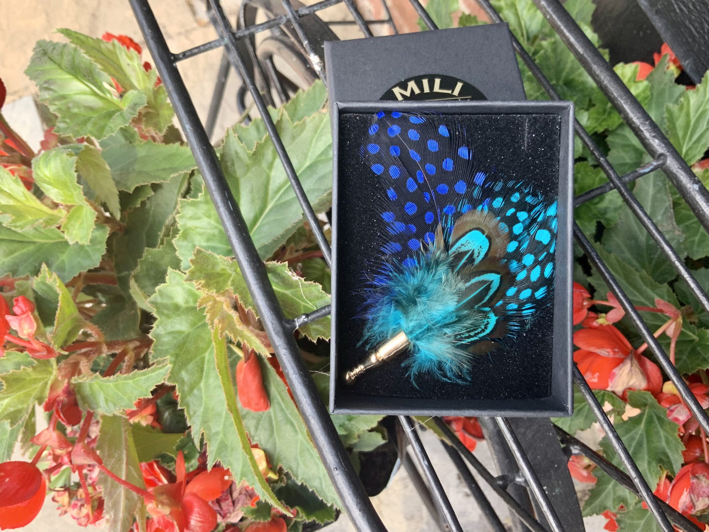 Feather Boutonnières