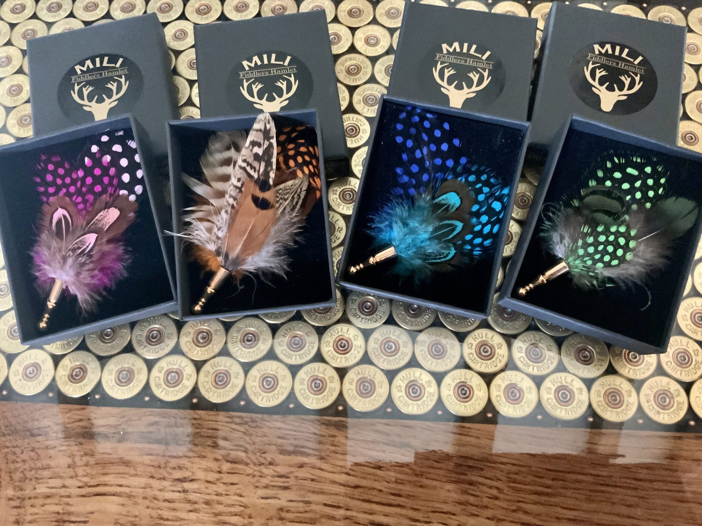 Feather Boutonnières