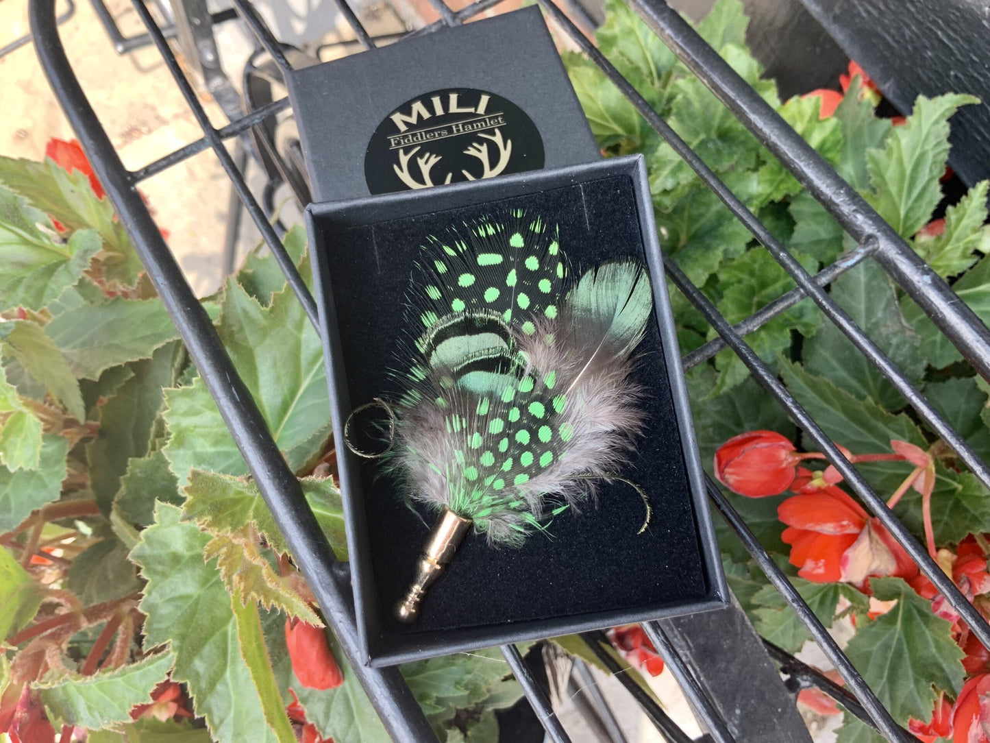 Feather Boutonnières