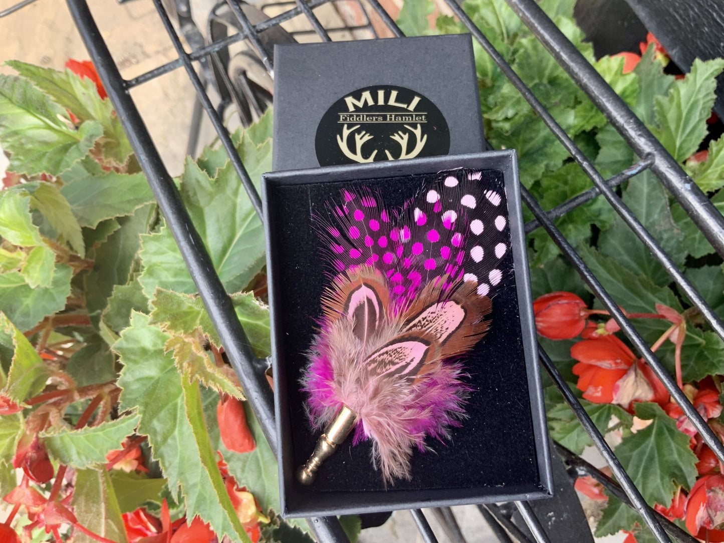 Feather Boutonnières