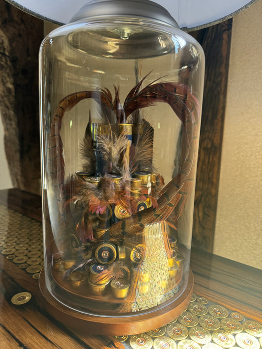 Cartridge Heart Pheasant Tail Lamp