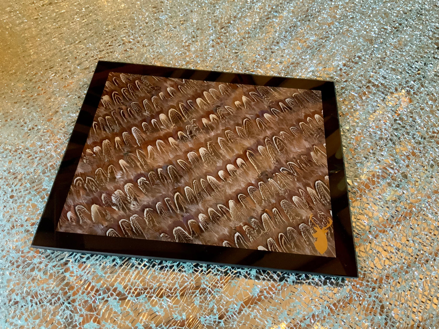 Cock Pheasant Glass Placemat