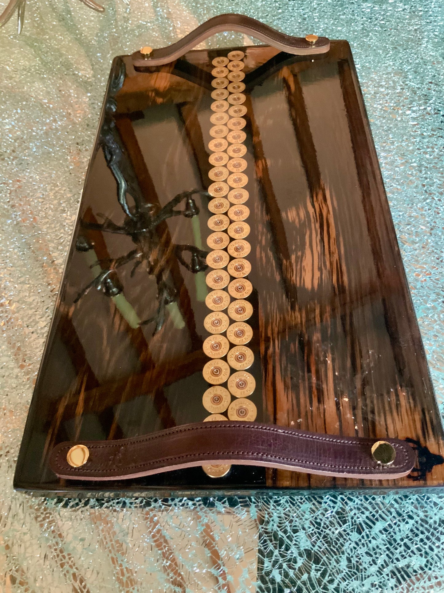 Skeet 2 Row (Blacker Wood) Charcuterie Platter